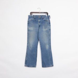 Vintage 90s Rustler Flare Cowboy Jeans 32x30 - Faded Distressed Light Wash USA